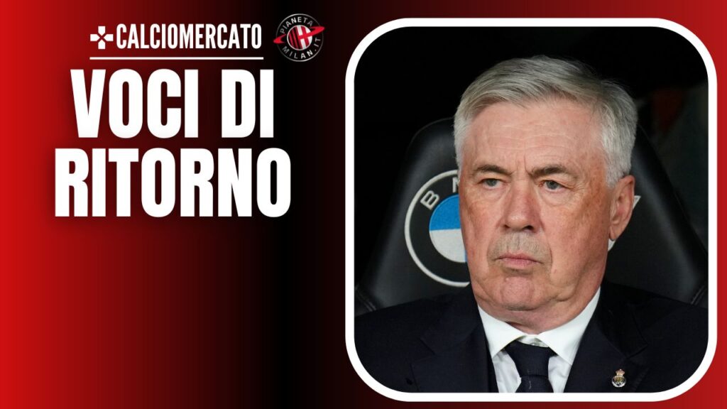 Carlo Ancelotti Real Madrid Panchina Milan