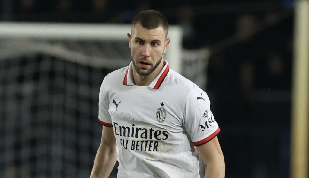 Strahinja Pavlovic AC Milan Empoli-Milan 0-2 Serie A 2024-2025