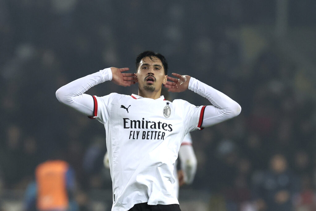 esultanza gol Tijjani Reijnders AC Milan Torino-Milan 2-1 Serie A 2024-2025