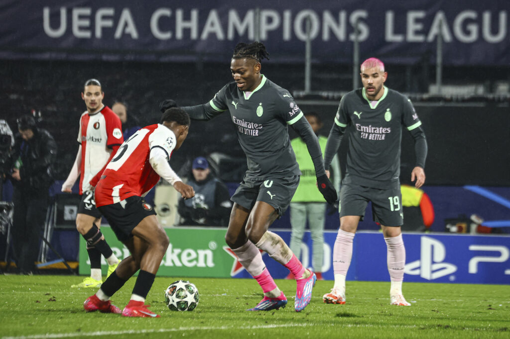 Rafael Leao AC Milan Feyenoord-Milan 1-0 Champions League 2024-2025