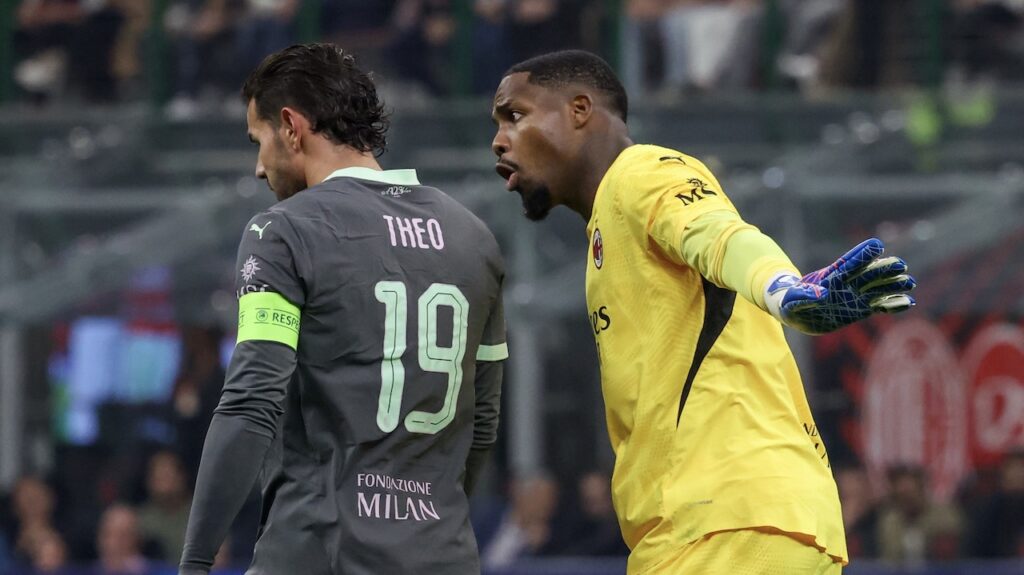 Theo Hernández Maignan AC Milan Milan-Bruges 3-1 Champions League 2024-2025