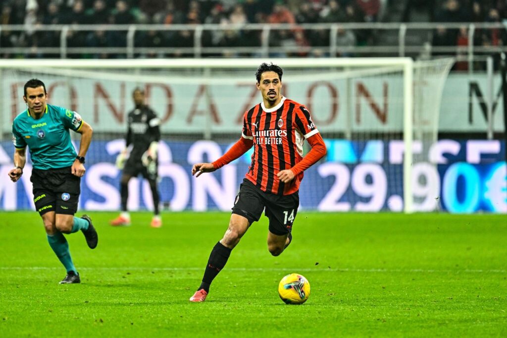 Tijjani Reijnders AC Milan Milan-Roma 3-1 Coppa Italia 2024-2025