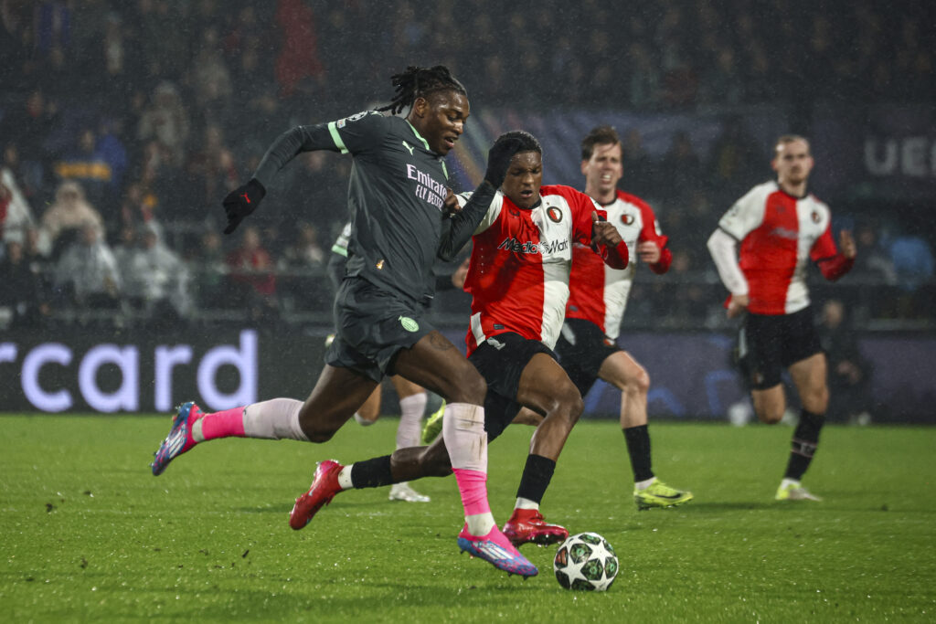 Rafael Leao AC Milan Feyenoord-Milan 1-0 Champions League 2024-2025