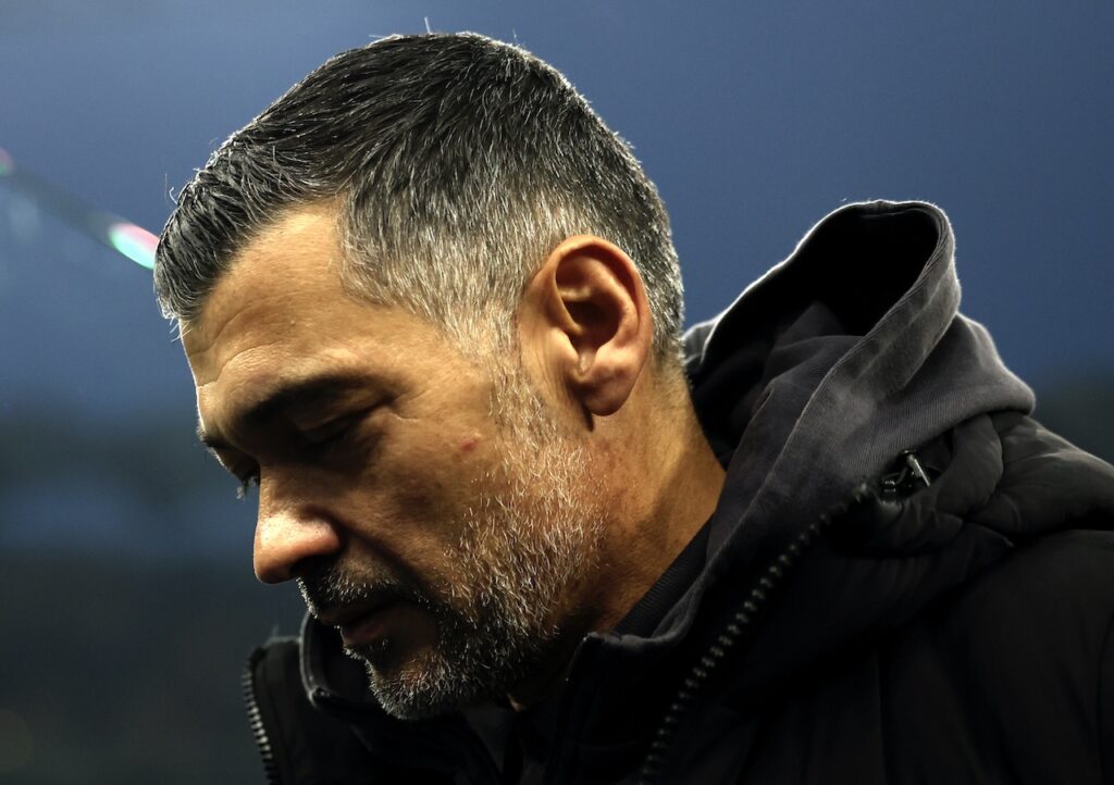 Sergio Conceicao AC Milan Milan-Feyenoord 1-1 Champions League 2024-2025