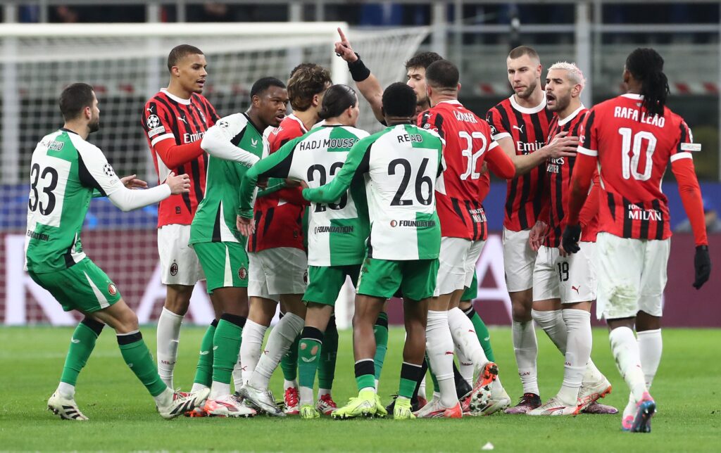 AC Milan Milan-Feyenoord 1-1 Champions League 2024-2025