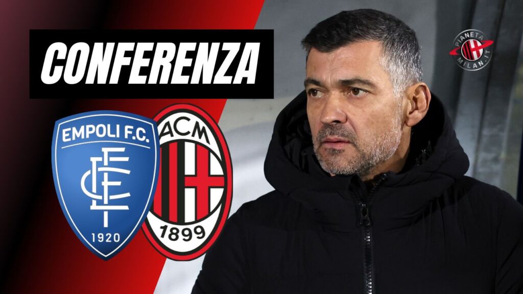 Conferenza Stampa Sergio Conceicao AC Milan Empoli-Milan Serie A 2024-2025