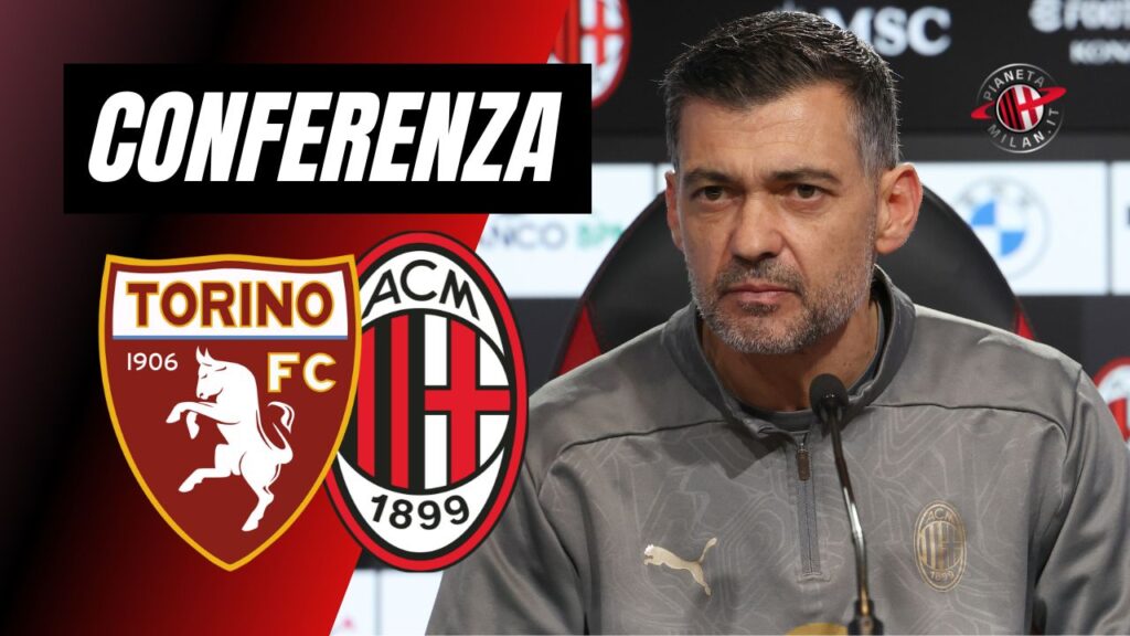 Conferenza Stampa Sergio Conceicao AC Milan Torino-Milan Serie A 2024-2025