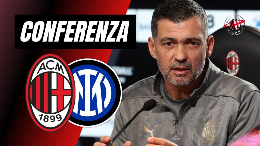 Conferenza Stampa LIVE Conceicao AC Milan derby Milan-Inter Serie A 2024-2025