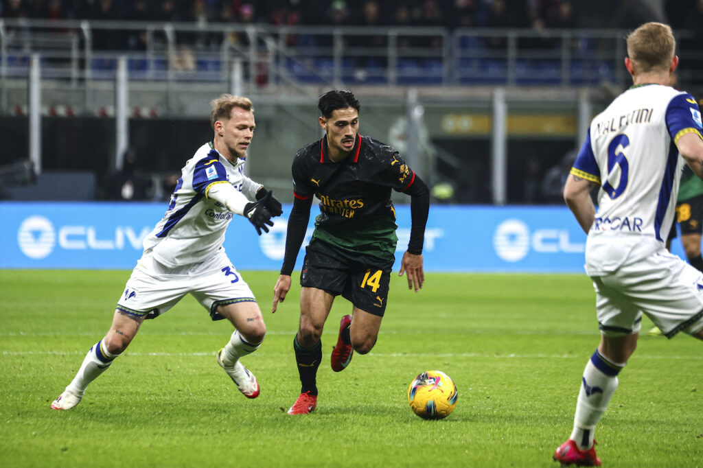 Tijjani Reijnders AC Milan Milan-Verona 1-0 Serie A 2024-2025