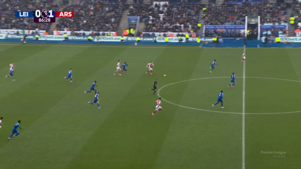 Leicester Arsenal Calafiori