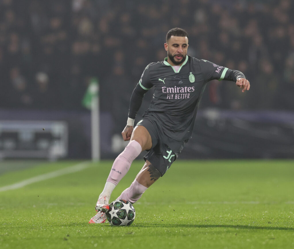 Kyle Walker AC Milan Feyenoord-Milan 1-0 Champions League 2024-2025