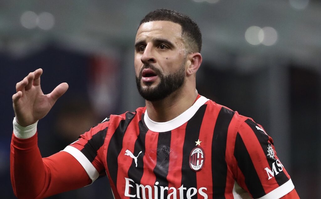Kyle Walker AC Milan Milan-Feyenoord 1-1 Champions League 2024-2025