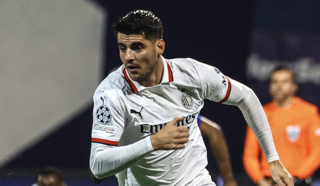 Álvaro Morata AC Milan Dinamo Zagabria-Milan 2-1 Champions League 2024-2025