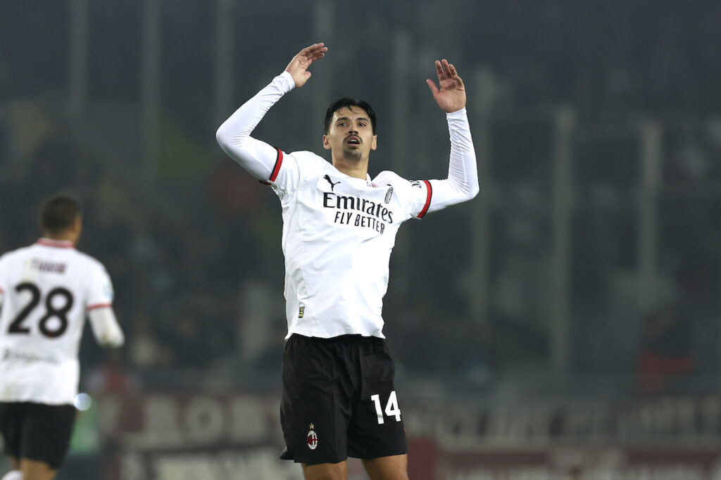 esultanza gol Tijjani Reijnders AC Milan Torino-Milan 2-1 Serie A 2024-2025