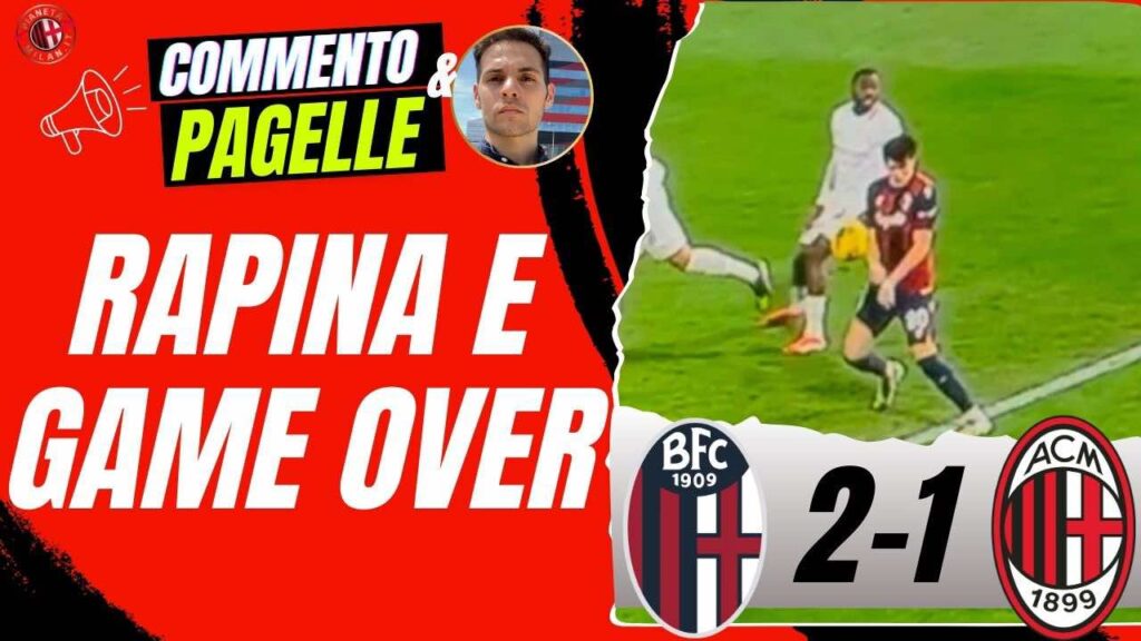 Bologna-Milan 2-1 Serie A 2024-2025