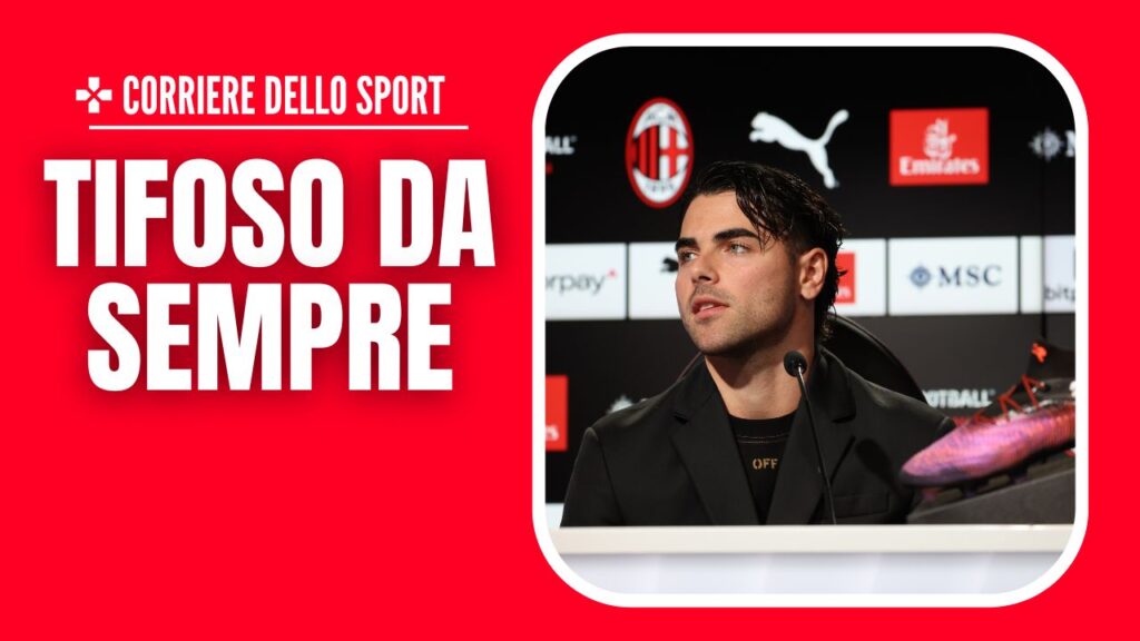 Riccardo Sottil AC Milan Calciomercato Milan conferenza stampa presentazione