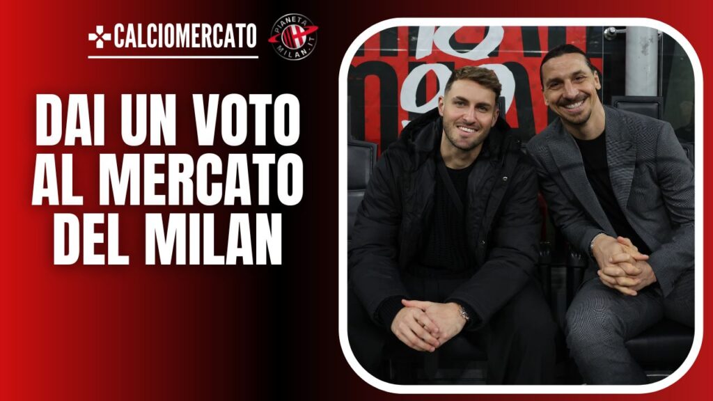 Santiago Gimenez e Zlatan Ibrahimovic a San Siro 04/02/2025 PianetaMilan.it