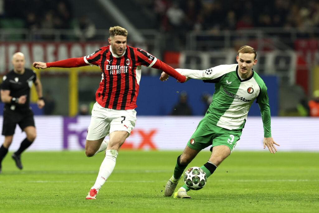 Santiago Gimenez AC Milan-Feyenoord 1-1 Champions League 2024-25 News