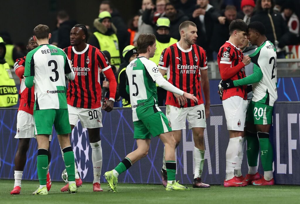 AC Milan Milan-Feyenoord 1-1 Champions League 2024-2025