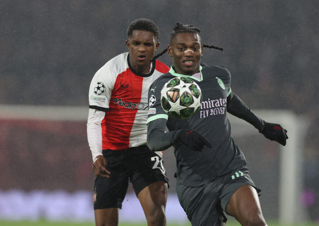 Rafael Leao Givairo Read AC Milan Feyenoord-Milan 1-0 Champions League 2024-2025
