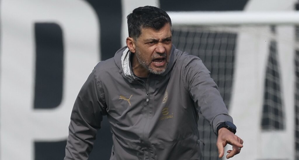 Sergio Conceicao AC Milan allenamento Milanello