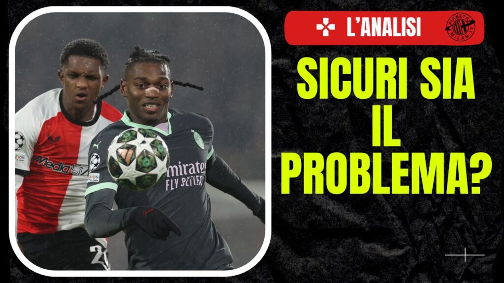 Rafael Leao AC Milan Feyenoord-Milan 1-0 Champions League 2024-2025