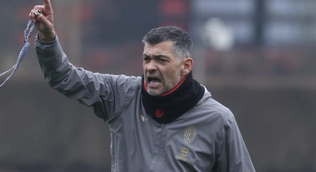 Sergio Conceicao AC Milan allenamento Milanello