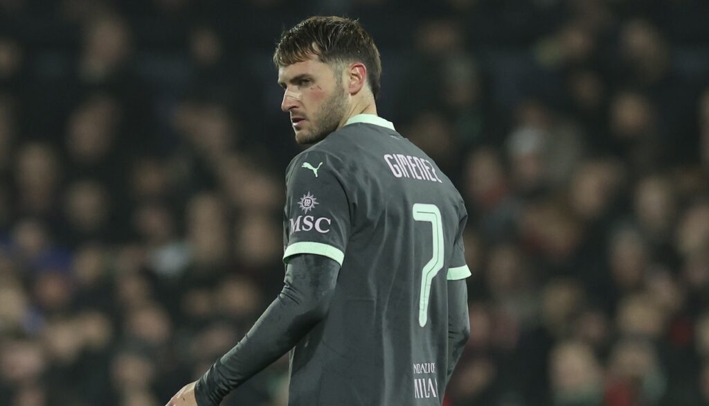 Santiago Gimenez AC Milan Feyenoord-Milan 1-0 Champions League 2024-2025