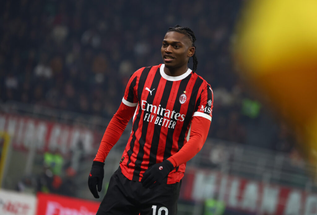 Rafael Leao AC Milan Milan-Roma 3-1 Coppa Italia 2024-2025