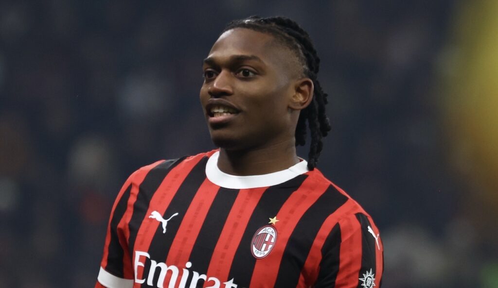 Rafael Leao AC Milan Milan-Roma 3-1 Coppa Italia 2024-2025