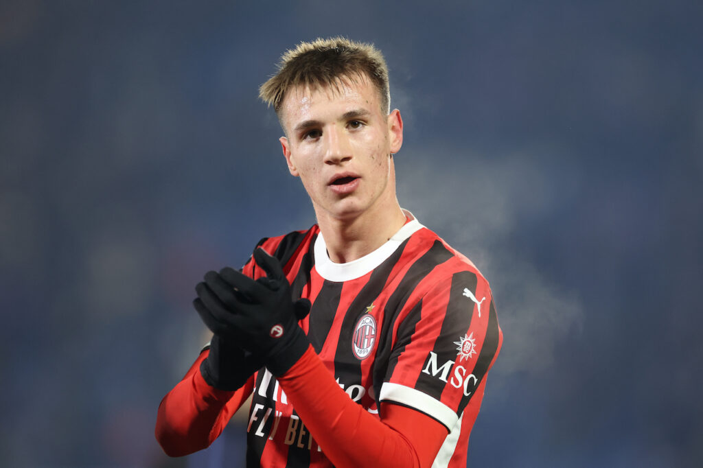 Francesco Camarda AC Milan Como-Milan 1-2 Serie A 2024-2025