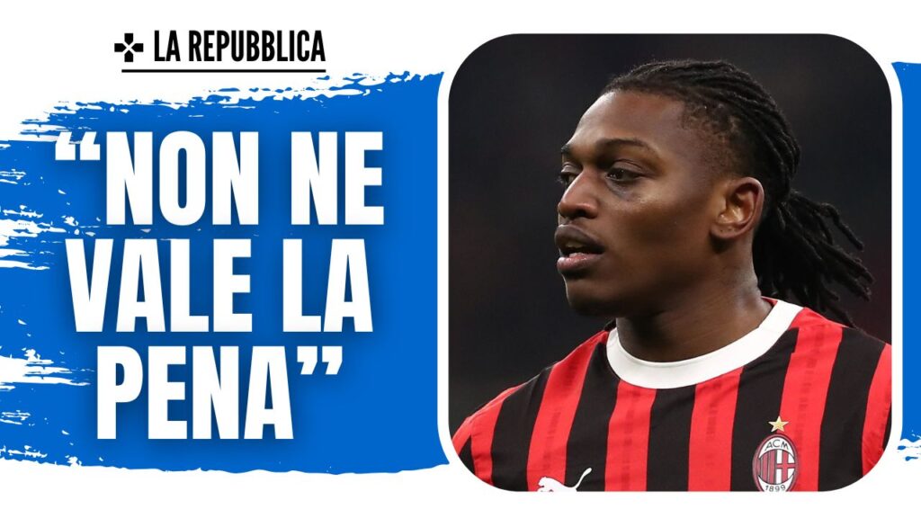 Rafael Leao AC Milan Milan-Feyenoord 1-1 Champions League 2024-2025