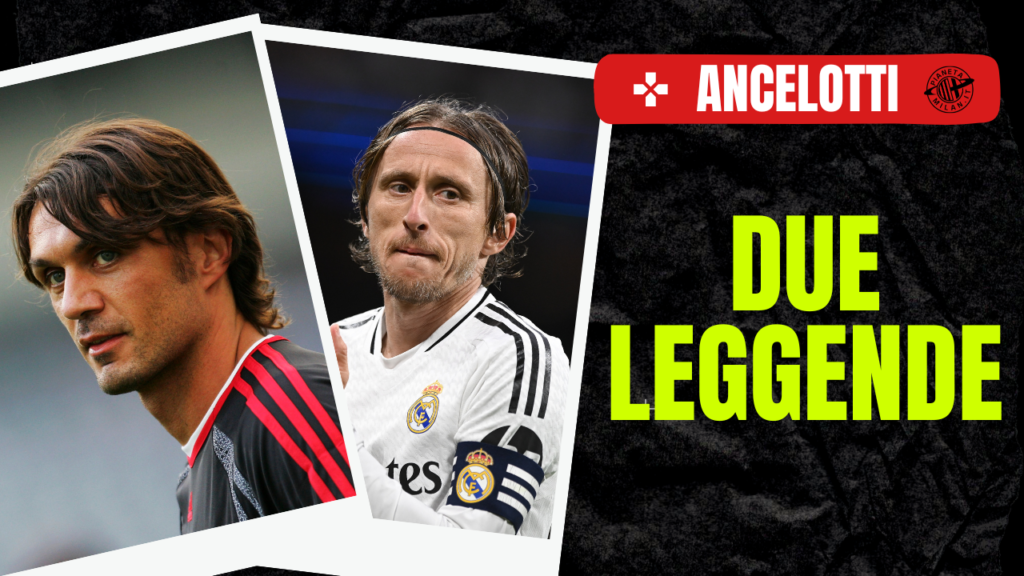 Paolo Maldini Luka Modric AC Milan Real Madrid