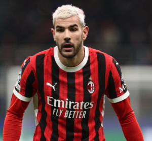 Theo Hernández AC Milan Milan-Feyenoord 1-1 Champions League 2024-2025