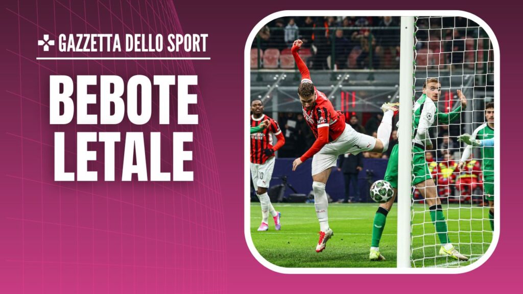 gol Santiago Giménez AC Milan Milan-Feyenoord 1-1 Champions League 2024-2025