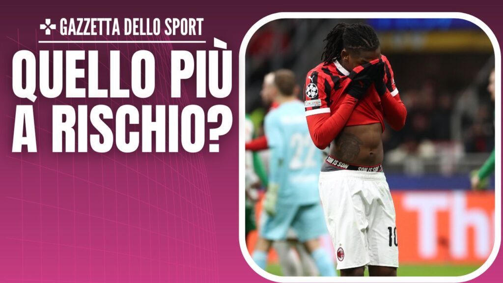 Rafael Leao AC Milan Milan-Feyenoord 1-1 Champions League 2024-2025