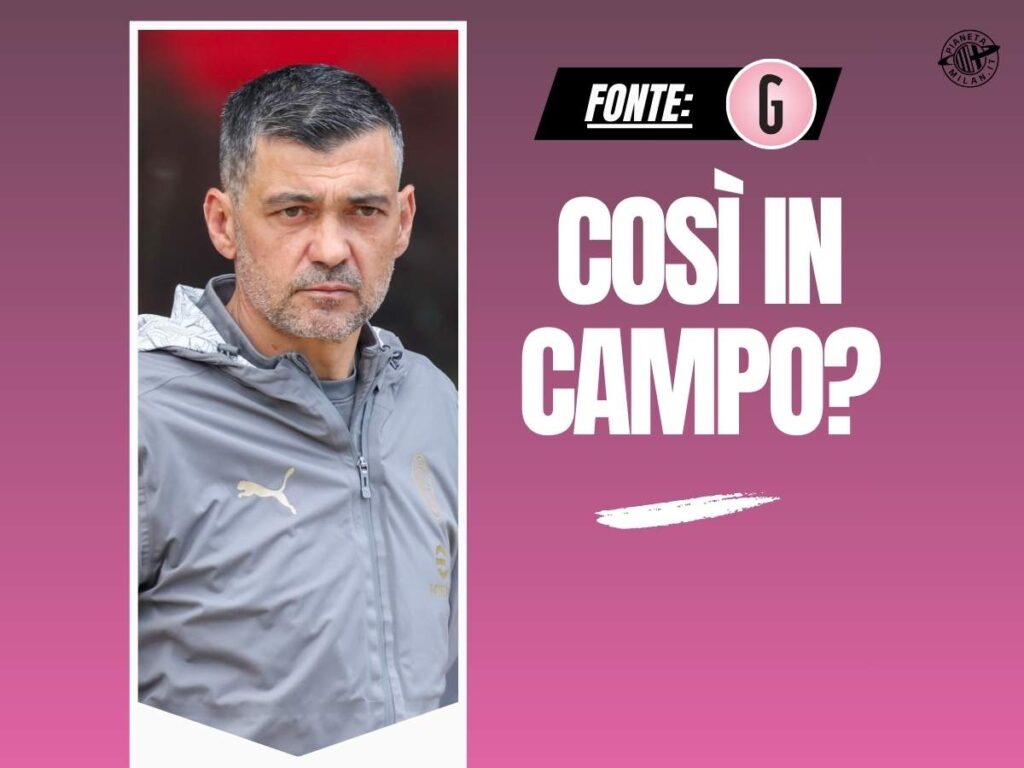 Napoli-Milan, la probabile formazione rossonera: un dubbio in attacco