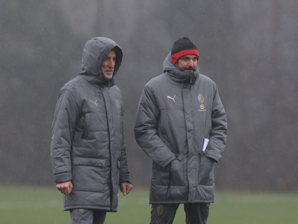 Tassotti Oddo AC Milan Futuro allenamento Milanello