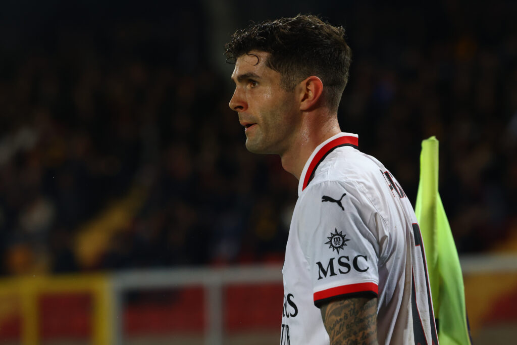 Christian Pulisic AC Milan Lecce-Milan 2-3 Serie A 2024-2025