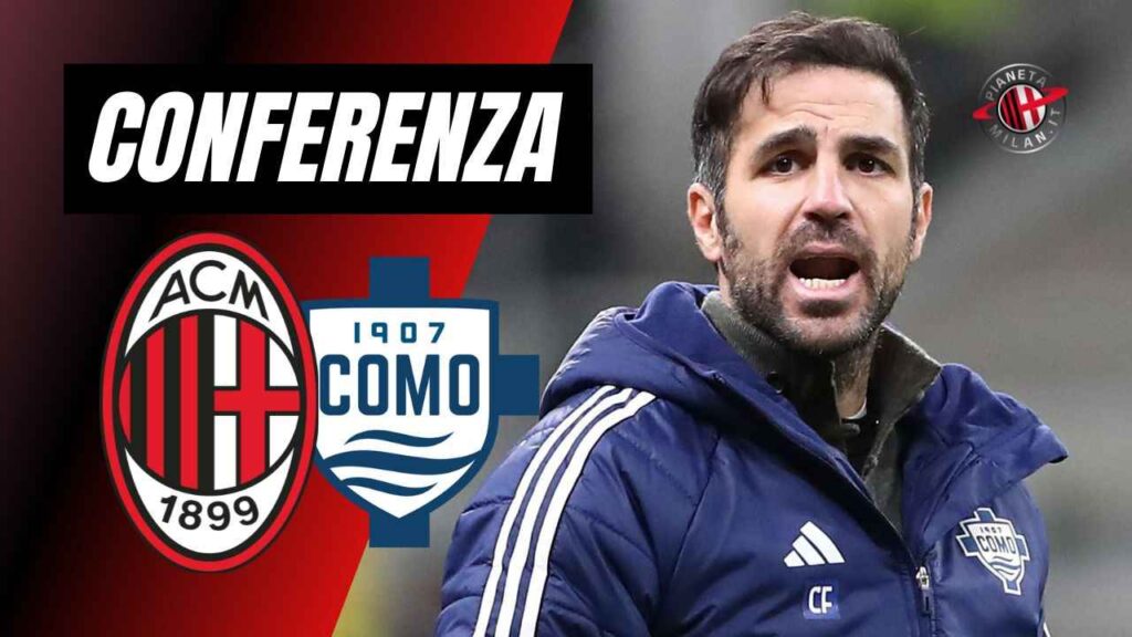 Conferenza Stampa Cesc Fàbregas Como Milan-Como Serie A 2024-2025