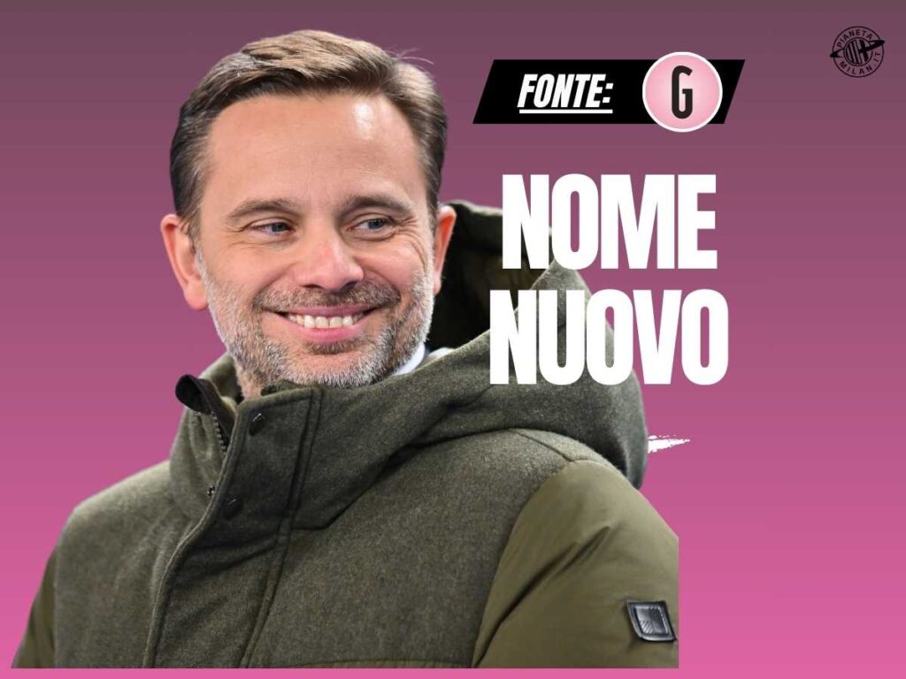 Direttore sportivo Milan, un altro candidato nel casting di Furlani