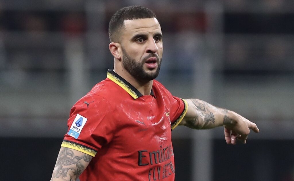 Kyle Walker AC Milan Milan-Lazio 1-2 Serie A 2024-2025
