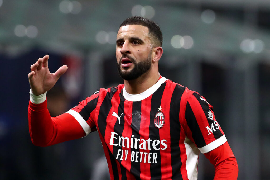 Kyle Walker AC Milan Milan-Feyenoord 1-1 Champions League 2024-2025