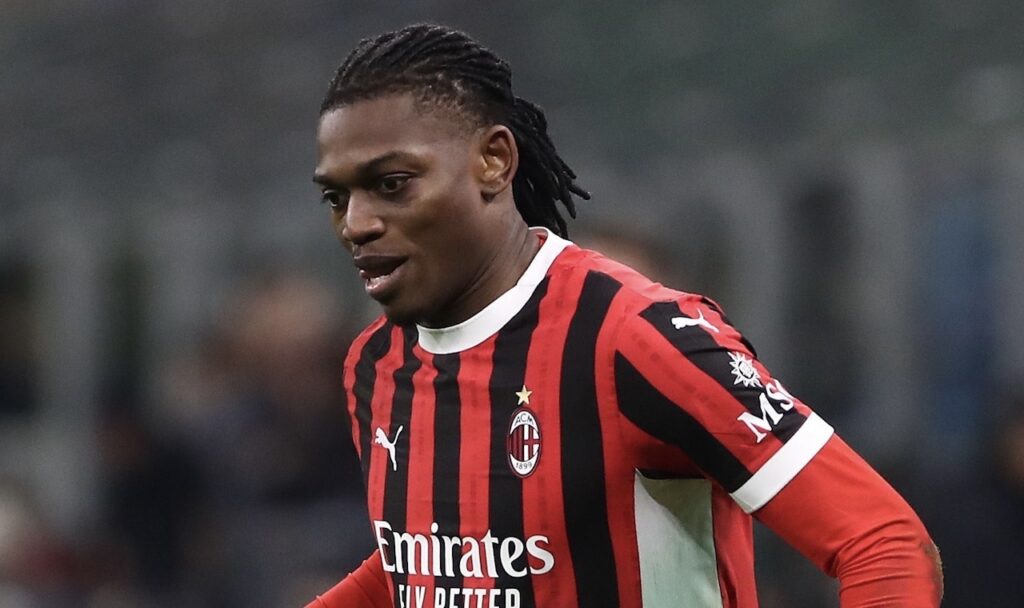 Rafael Leao AC Milan Milan-Feyenoord 1-1 Champions League 2024-2025