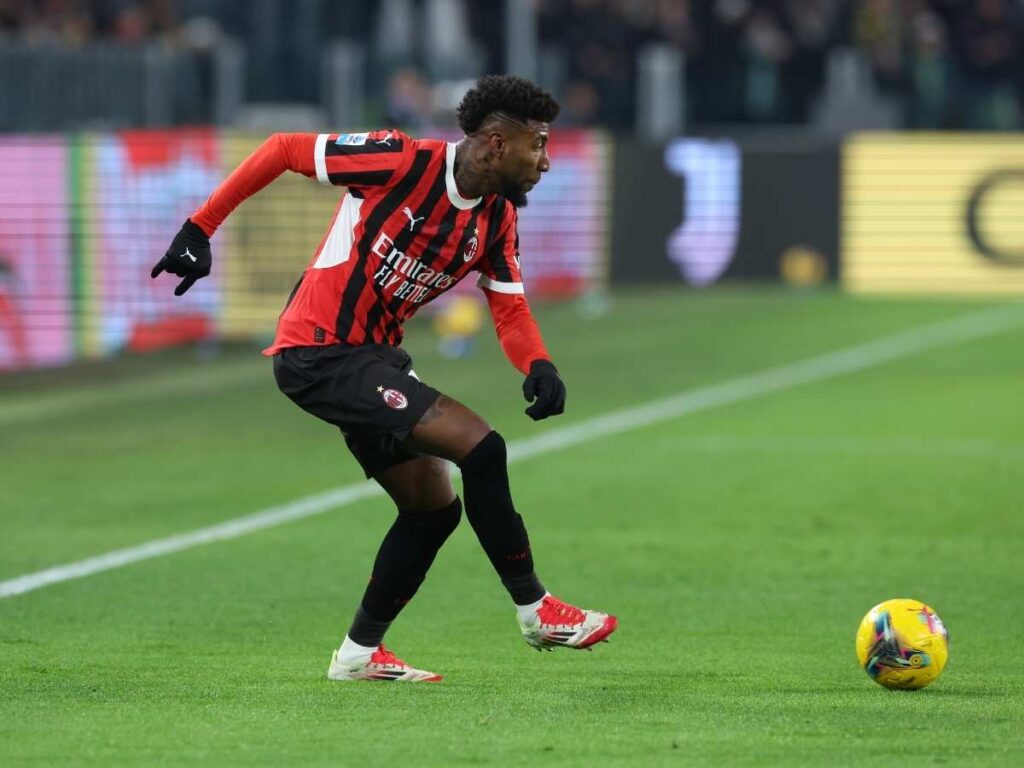 Emerson Royal AC Milan Juventus-Milan 2-0 Serie A 2024-2025