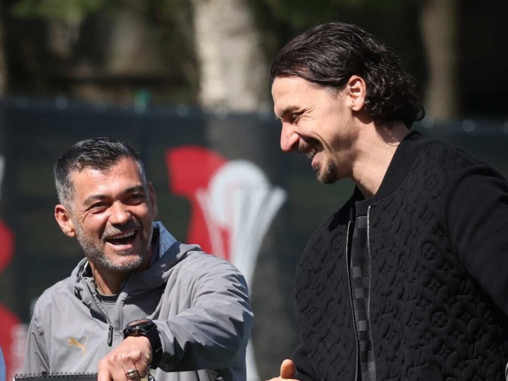 Milan, Conceicao scherza sul ritorno di Ibrahimovic: "Non può giocare domani"