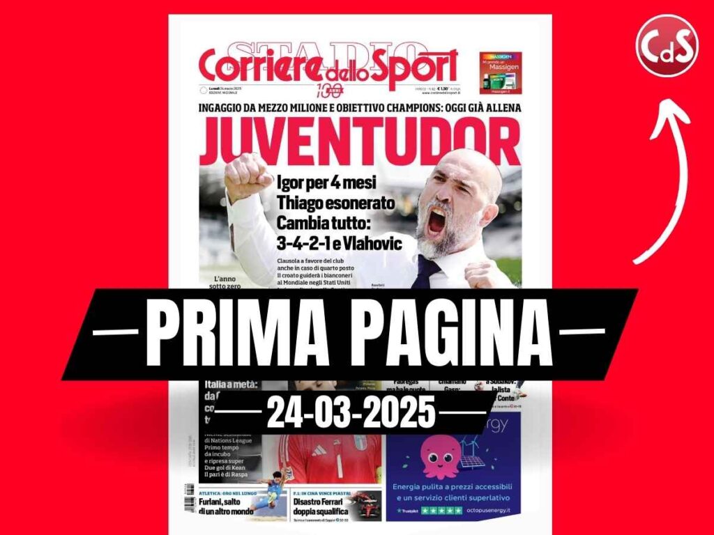 Prima pagina Corriere dello Sport: "Milan, spunta l'idea Fàbregas"