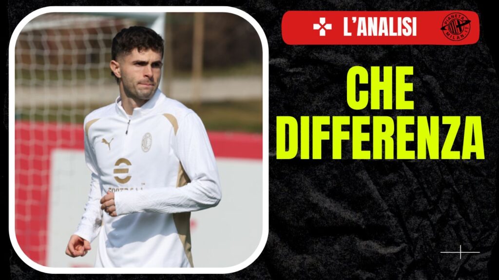 Christian Pulisic AC Milan allenamento Milanello