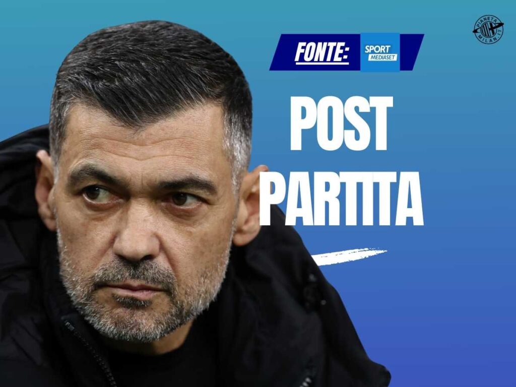 Sergio Conceicao AC Milan Serie A Champions League Coppa Italia Supercoppa Italiana Mediaset