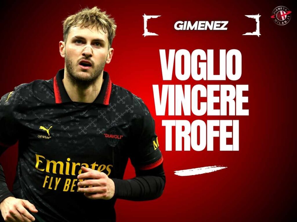 Gimenez ad 'Excelsior': "Voglio essere un leader nel Milan. Quando Conceicao si arrabbia ..."